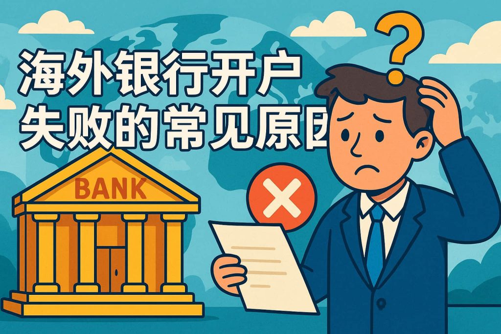 海外銀行開戶失敗的常見原因