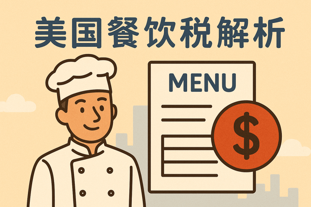 美國餐飲稅由哪些部分組成？