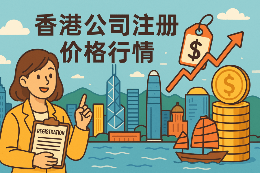 香港公司注冊價格行情:市場平均費用參考